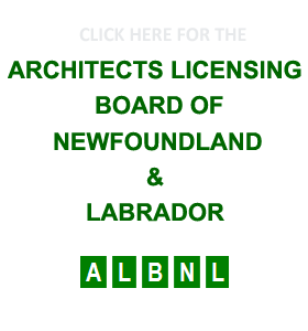 Architects Licensing Board of Newfoundland $ Labrador ENTER